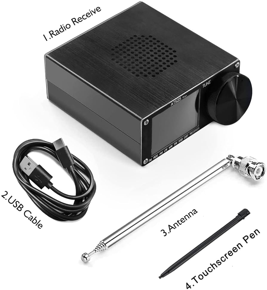 【受信機】 ATS25 Amazon.com: SI4732 ATS-25 max-DECODER Radio Receiver,Version